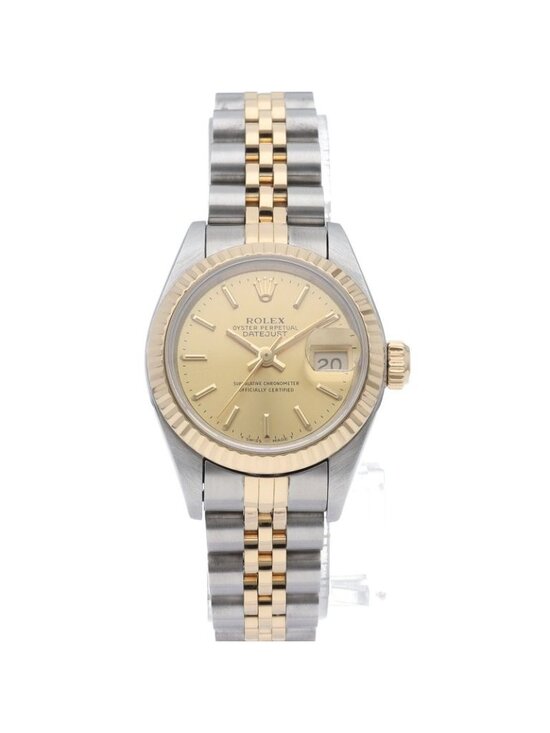 Rolex Datejust Watch 18k Yellow Gold SS Chien Color Polished 19 main image 6